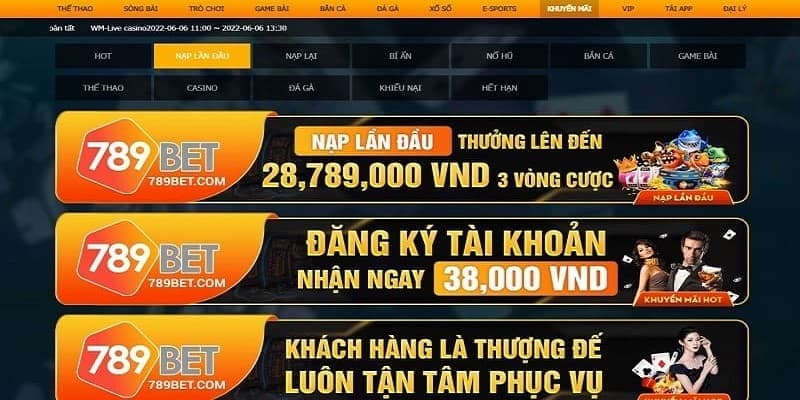 Tìm hiểu chương trình khuyến mãi 789BET đặc sắc