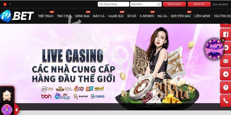 Nhà cái I9BET hỗ trợ nạp rút nhanh chóng, tiện lợi