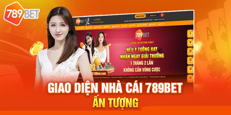 Giao diện trang web vô cùng sinh động