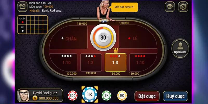 Game xóc đĩa uy tín 789BET có giao diện cuốn hút