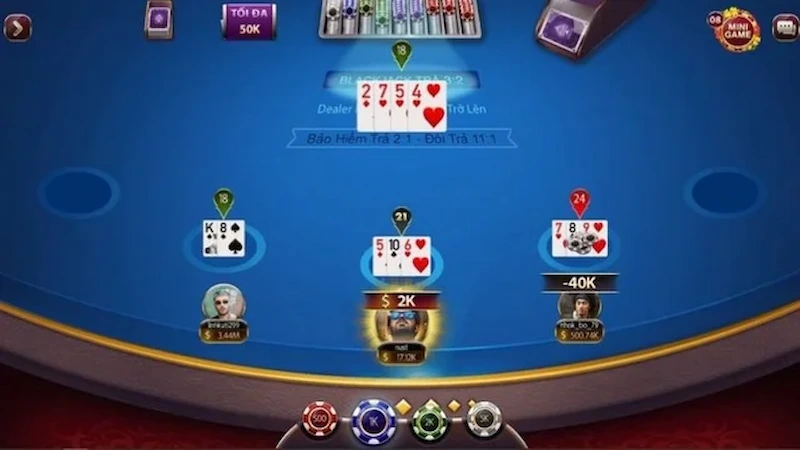 Các Loại Cược Phụ Blackjack Khác